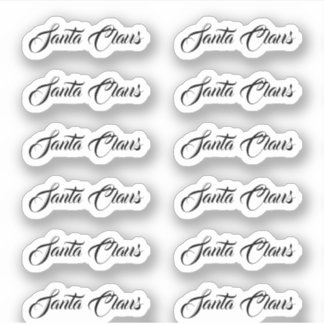 Sticker Bandung Signature Biss-Cut Santa Claus