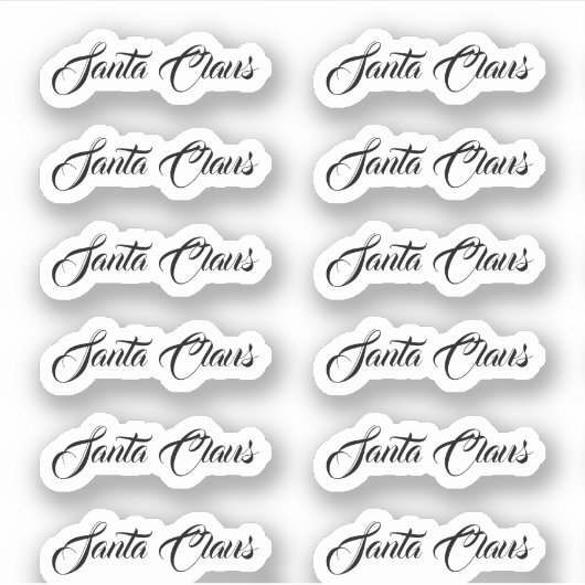 Sticker Bandung Signature Biss-Cut Santa Claus (Devant)