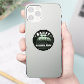 Sticker Banff National Park Wildlife – Rustic Bear (Téléphone)