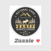 Sticker Banff National Park World Heritage Site (Feuille)