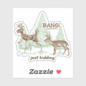 Sticker Bang ! C'Est Juste Du Raisonnement ! Coupe de viny (Feuille)