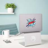 Sticker BANG Fun Retro Comédie Livre Pop Art (Ordinateur portable sur le bureau)
