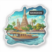Sticker Bangkok, Thaïlande (Devant)