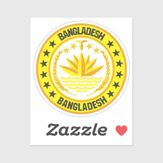 Sticker Bangladesh (Feuille)