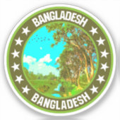 Sticker Bangladesh (Recto)