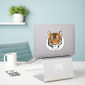 Sticker Bangle Tiger (Ordinateur portable sur le bureau)
