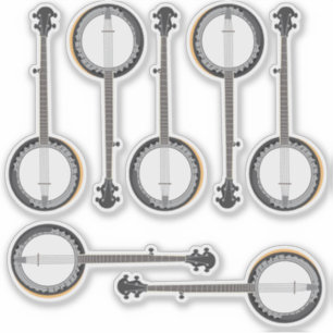 Sticker Banjo Banjo Banjo