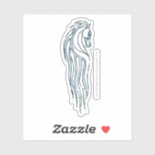 Sticker Bannière du Rohan Kings Hall (Feuille)