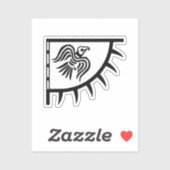Sticker Bannière Raven Viking (Feuille)
