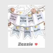 Sticker Bannières d'affirmation quotidienne : Stick du ges (Feuille)