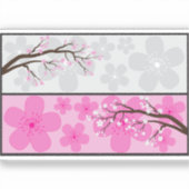 Sticker Bannières de fleurs de cerisier (Recto)
