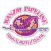 Sticker Banzai Pipeline (p) (Devant)