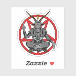 Sticker Baphomet roi de l'enfer