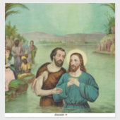 Sticker Baptême de Jésus-Christ (Feuille)