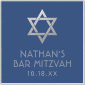 Sticker Bar Mitzvah pour Décor ou Faveurs (Devant)