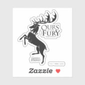 Sticker Baratheon Sigil - Notre Furie (Feuille)
