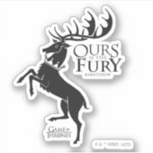 Sticker Baratheon Sigil - Notre Furie (Devant)