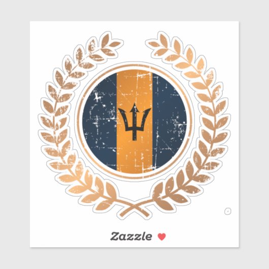 Sticker Barbade (Feuille)