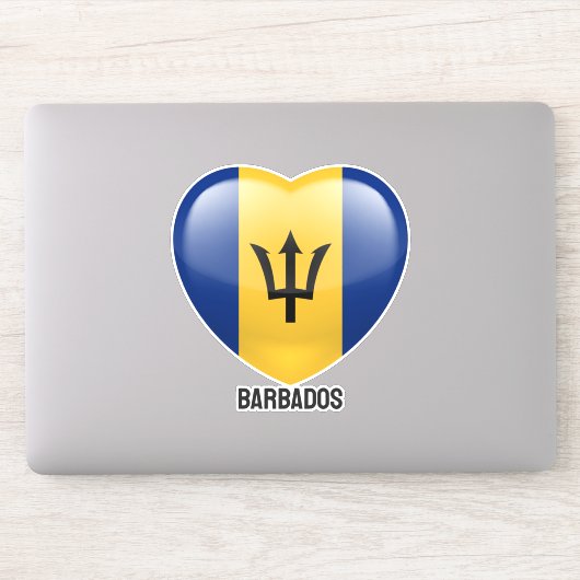 Sticker Barbados Love (Ordinateur)