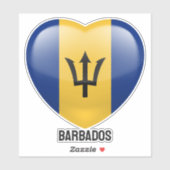 Sticker Barbados Love (Feuille)