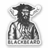 Sticker Barbe noire (Recto)