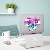 Sticker Barbed Wire Heart (Ordinateur portable sur le bureau)