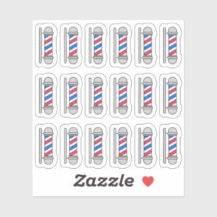 Sticker Barber Poteau Barbershop Salon Haircut Planner