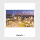 Sticker Barcelona Plaza de Espana Catalogne Espagne Couche (Feuille)