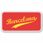 Sticker Barcelone (Devant)