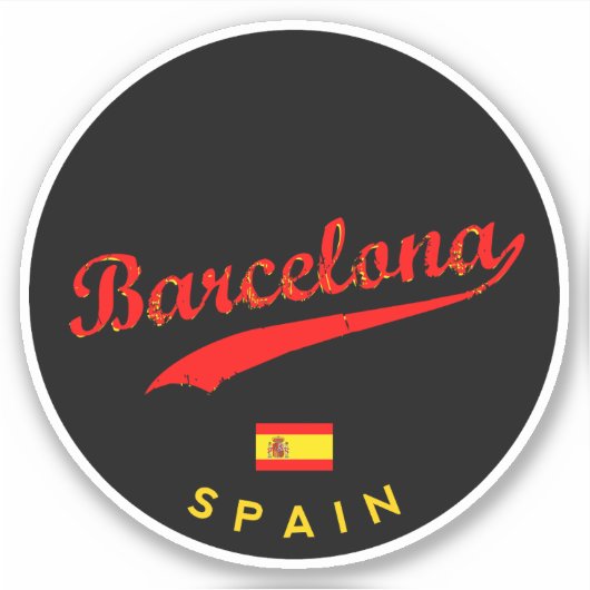 Sticker Barcelone (Devant)