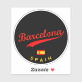 Sticker Barcelone (Feuille)