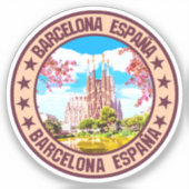 Sticker Barcelone (Recto)