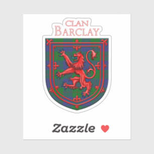 Sticker Barclay Hunting Tartan Scottish Plaid