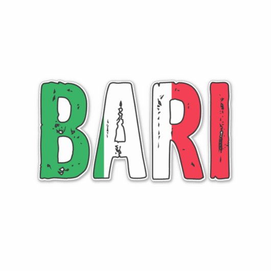 Sticker Bari Italie (Devant)