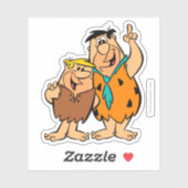 Sticker Barney Rubble et Fred Flintstone (Feuille)