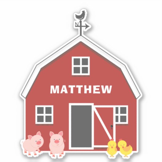 Sticker Barnyard (Devant)