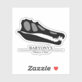 Sticker Baryonyx (Feuille)