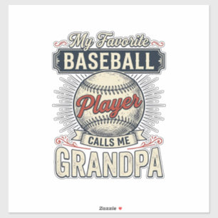 Sticker Baseball Grandpa Conception de T-shirt avec Gravur