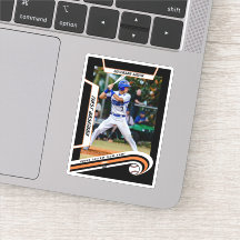 Baseball Keepsakes Libre Orange Black Custom