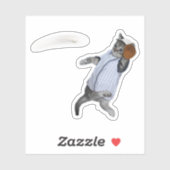 Sticker Baseball Kitten Wildcats (Feuille)
