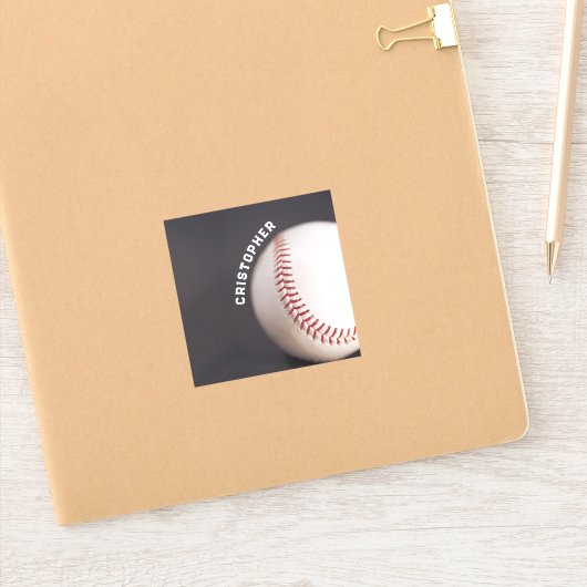 Sticker Baseball personnalisé (Carnet)