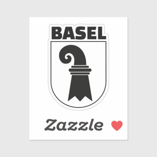 Sticker Basel Coat of Arms (Feuille)