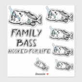 STICKER BASES FAMILIALES GARDÉES POUR LA VIE (Feuille)