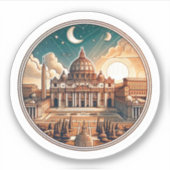 Sticker Basilique Saint-Pierre (Cité du Vatican) (Devant)
