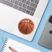 Sticker Basket-ball (Ordinateur portable avec iPhone)