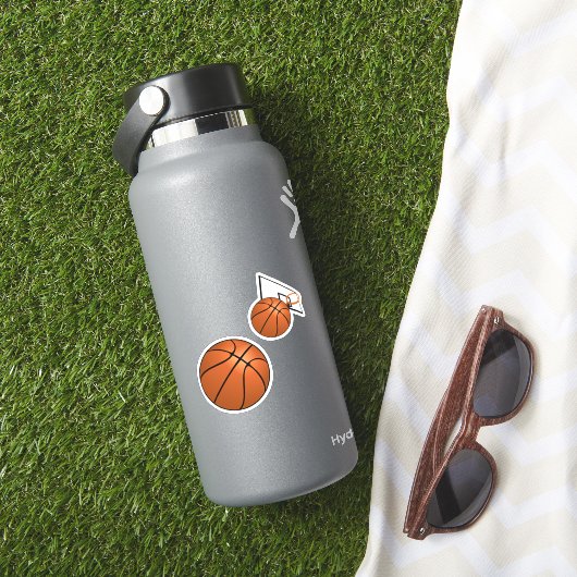 Sticker Basket-ball et cerceau (HydroFlask Insitu)
