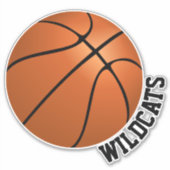 Sticker Basket-ball personnalisé (Devant)