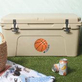 Sticker Basket-ball personnalisé (Glacière)