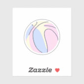 Sticker Basket Pastel (Feuille)