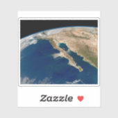 Sticker Basse Californie Et Côte Pacifique Du Mexique. (Feuille)